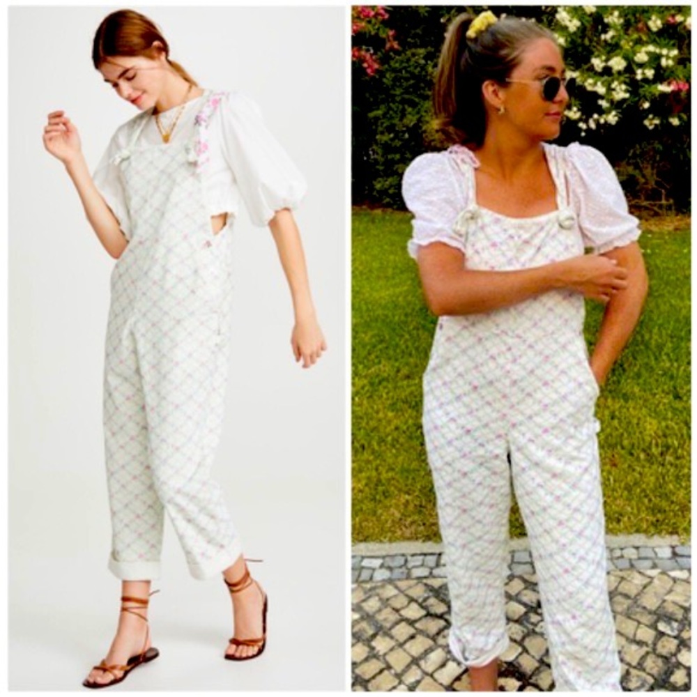 Love shack fancy daffy jumpsuit